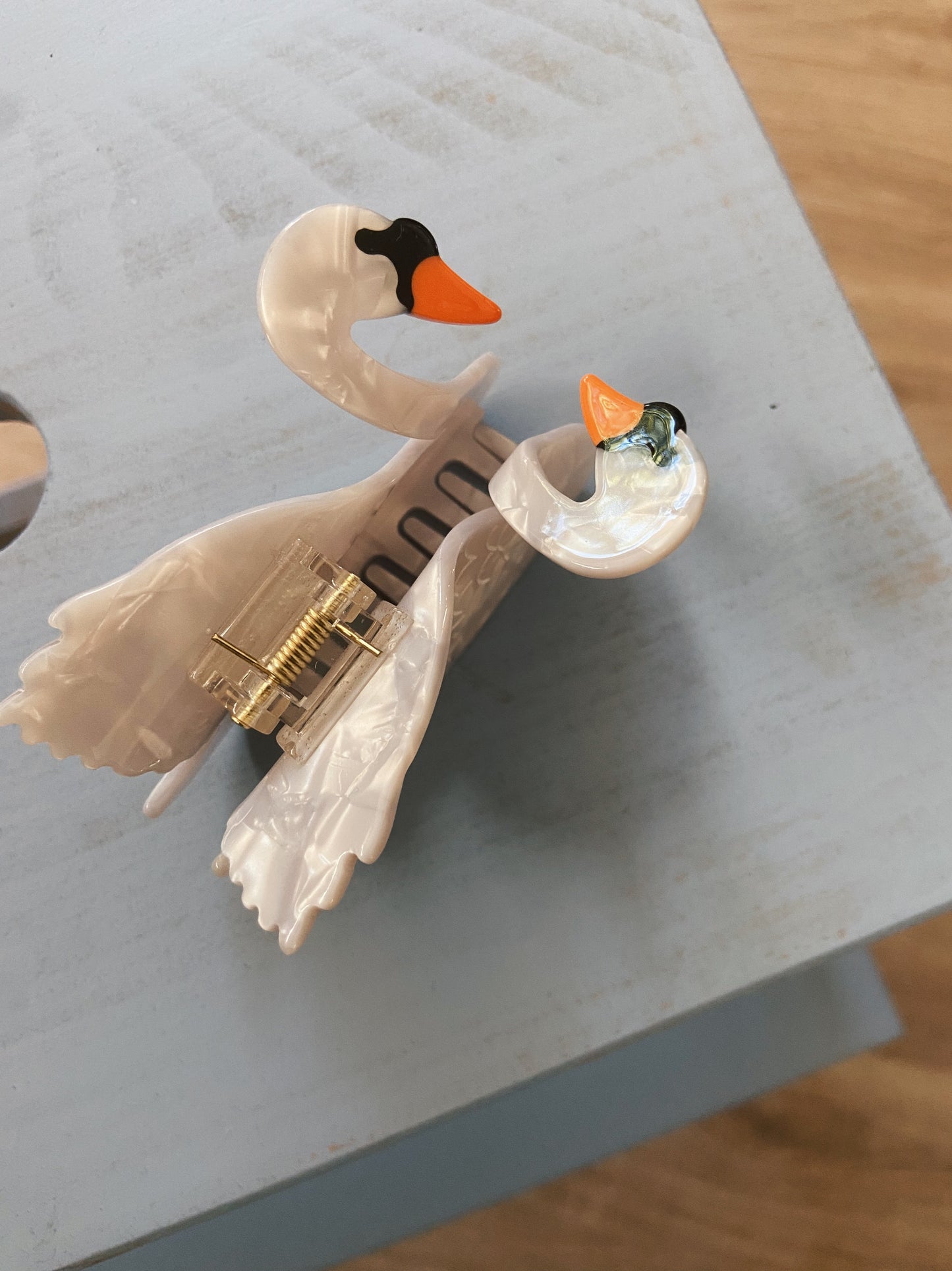 Cigno fermaglio per capelli