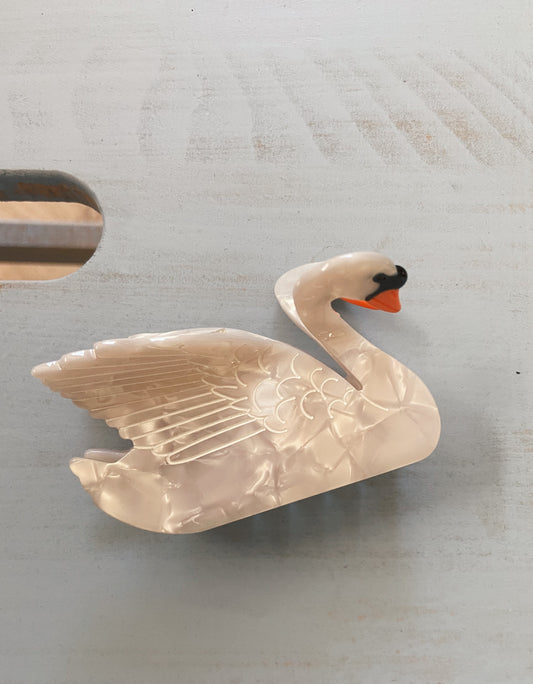 Cigno fermaglio per capelli