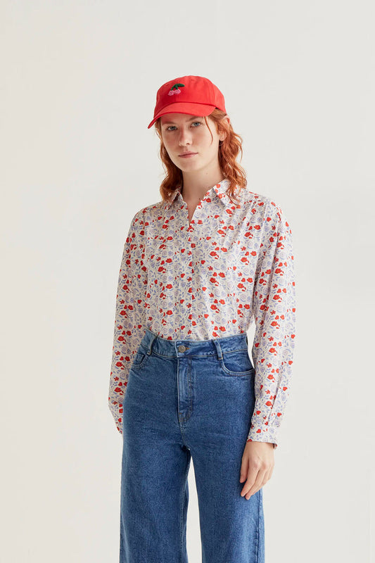 Camicia cuori e fiori