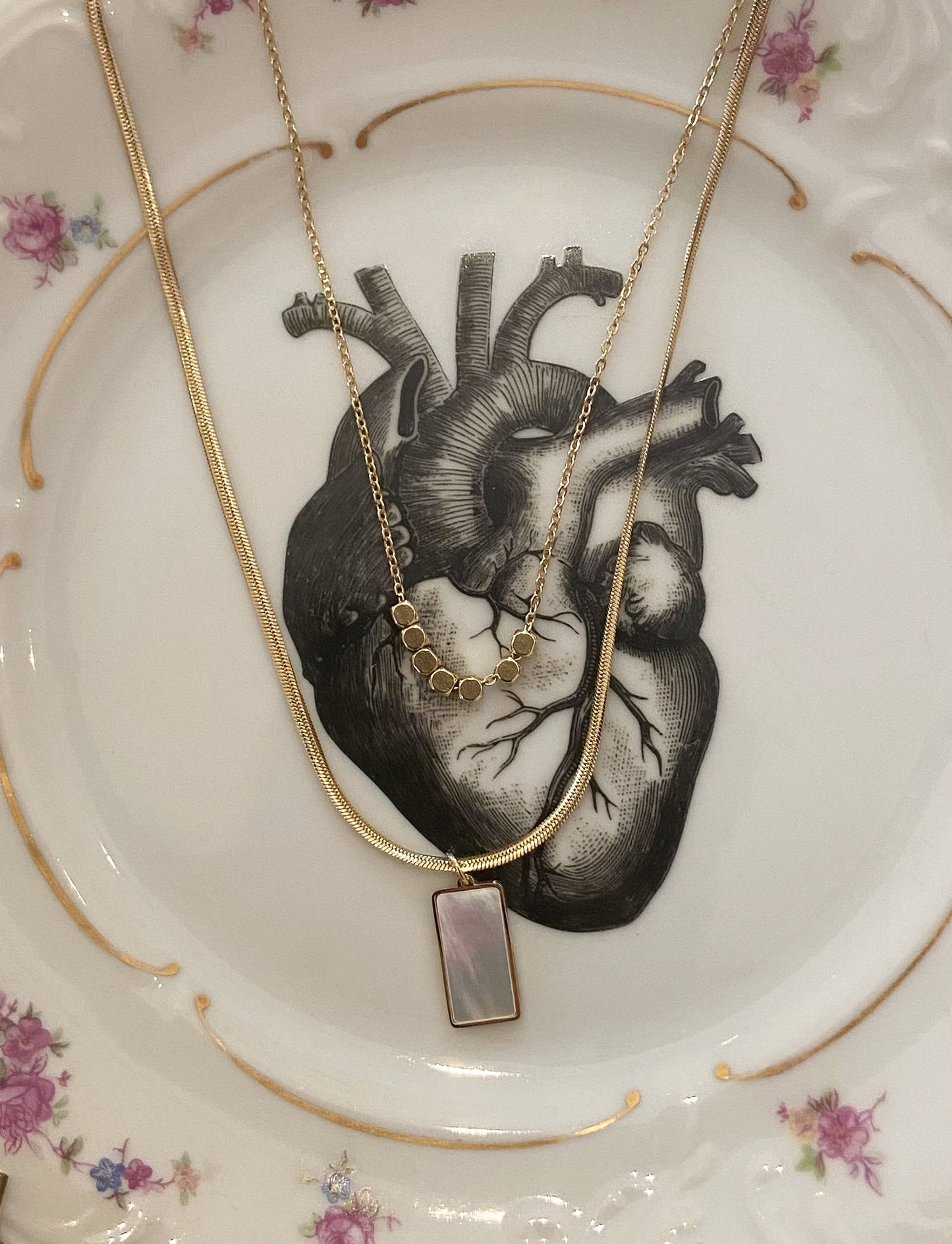 Collana doppia catena