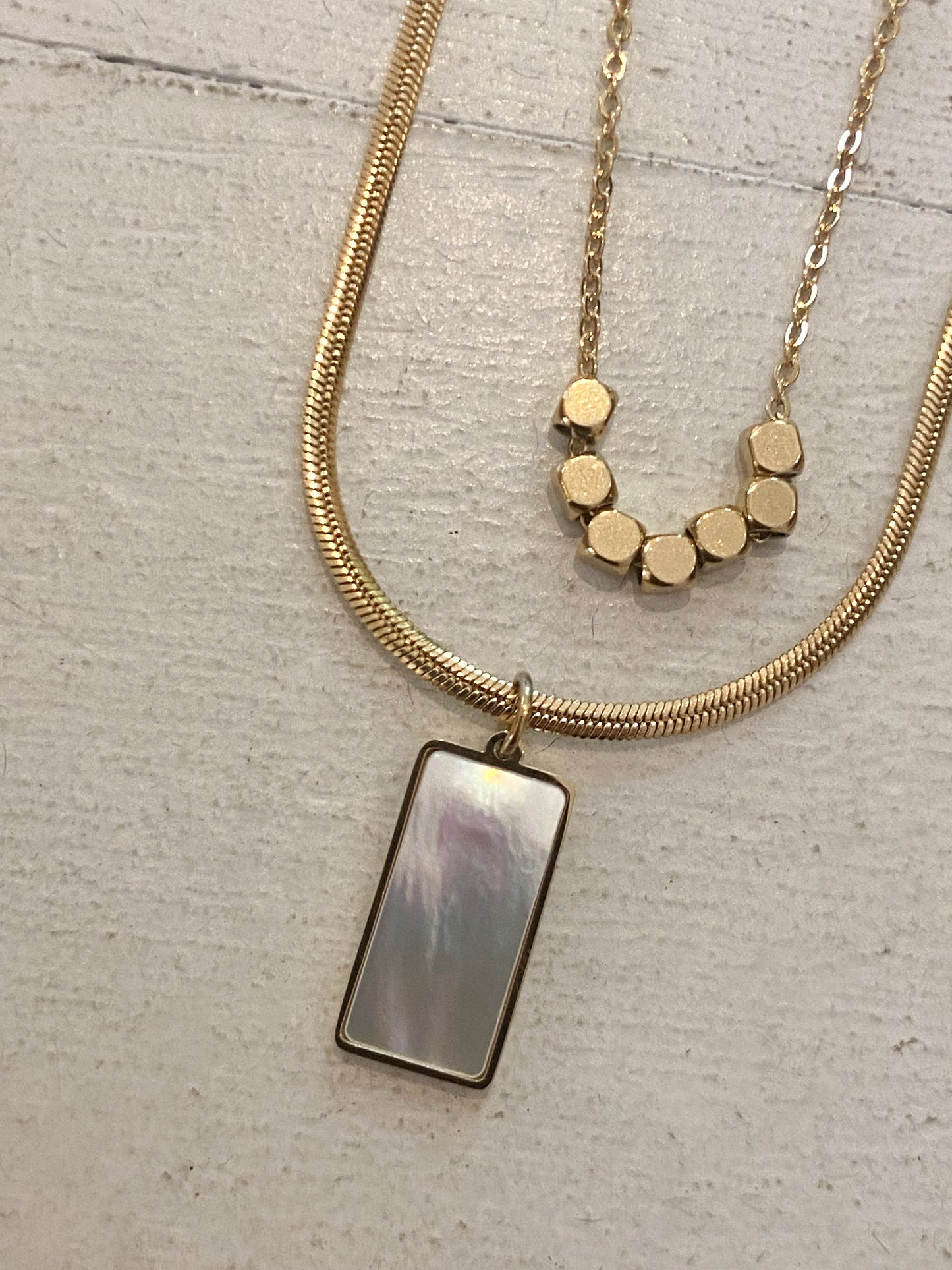 Collana doppia catena