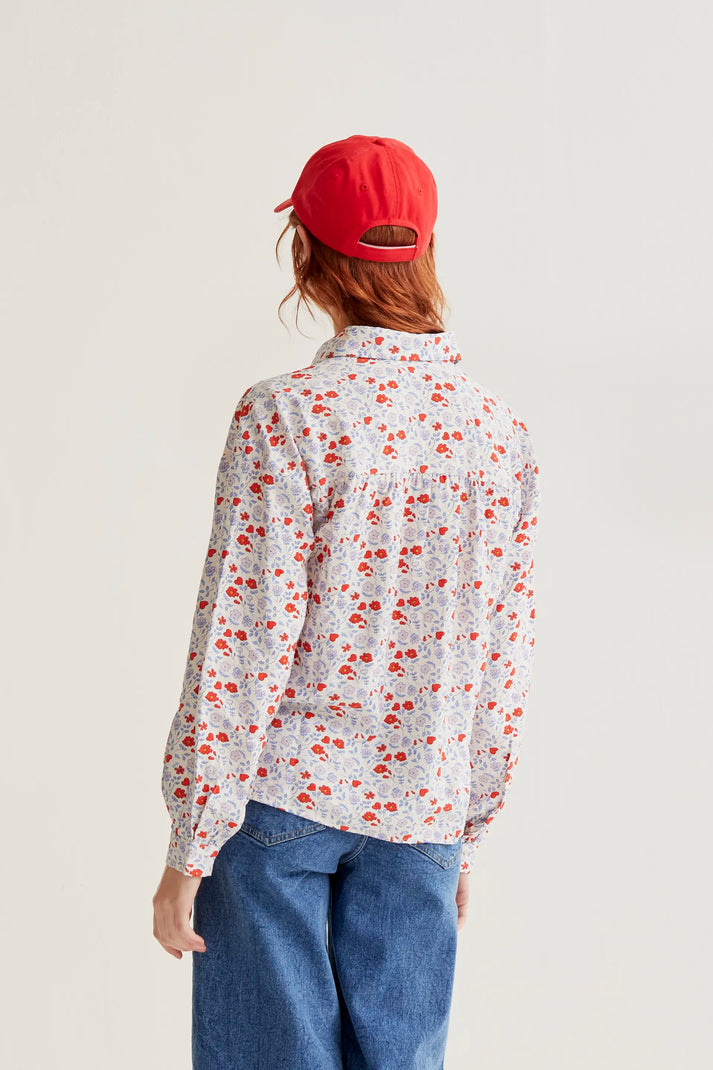 Camicia cuori e fiori