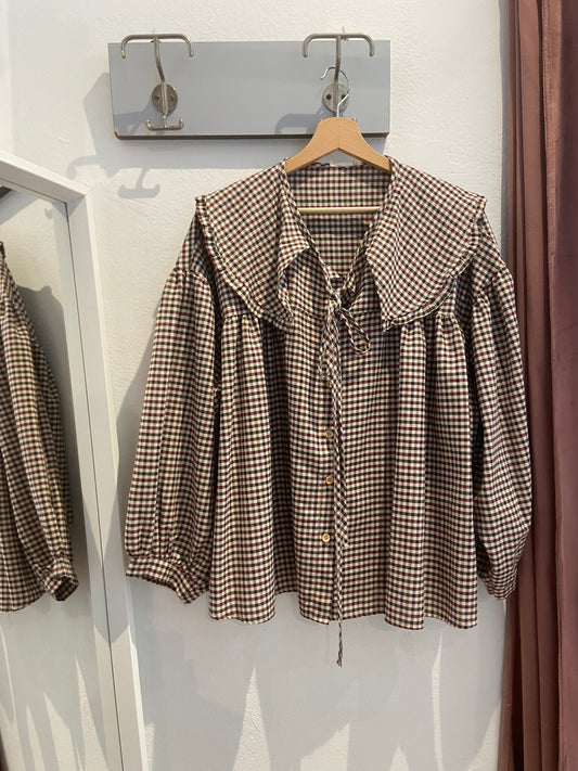 Camicia maxi colletto